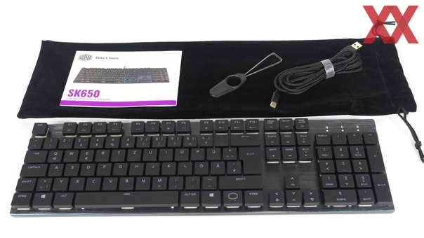 Cooler Master SK650 - компактная, качественная и красивая клавиатура, которая подойдет как для игр, так и для офисной работы. Подробнее: 
