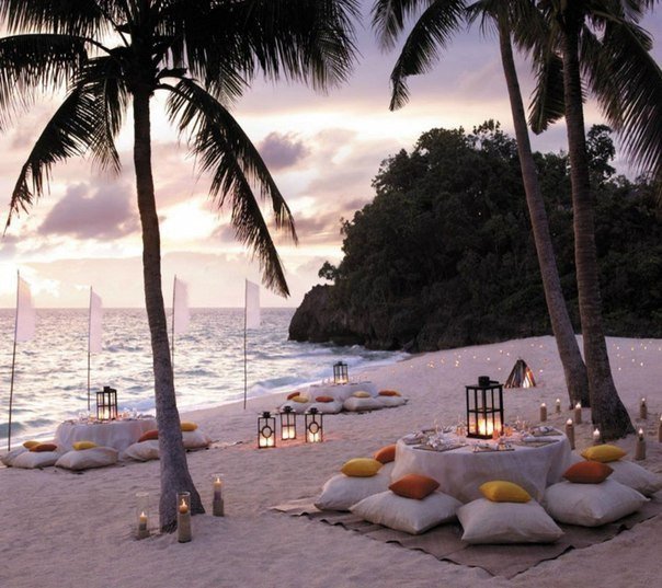 Романтический вечер на острове Боракай, Филиппины